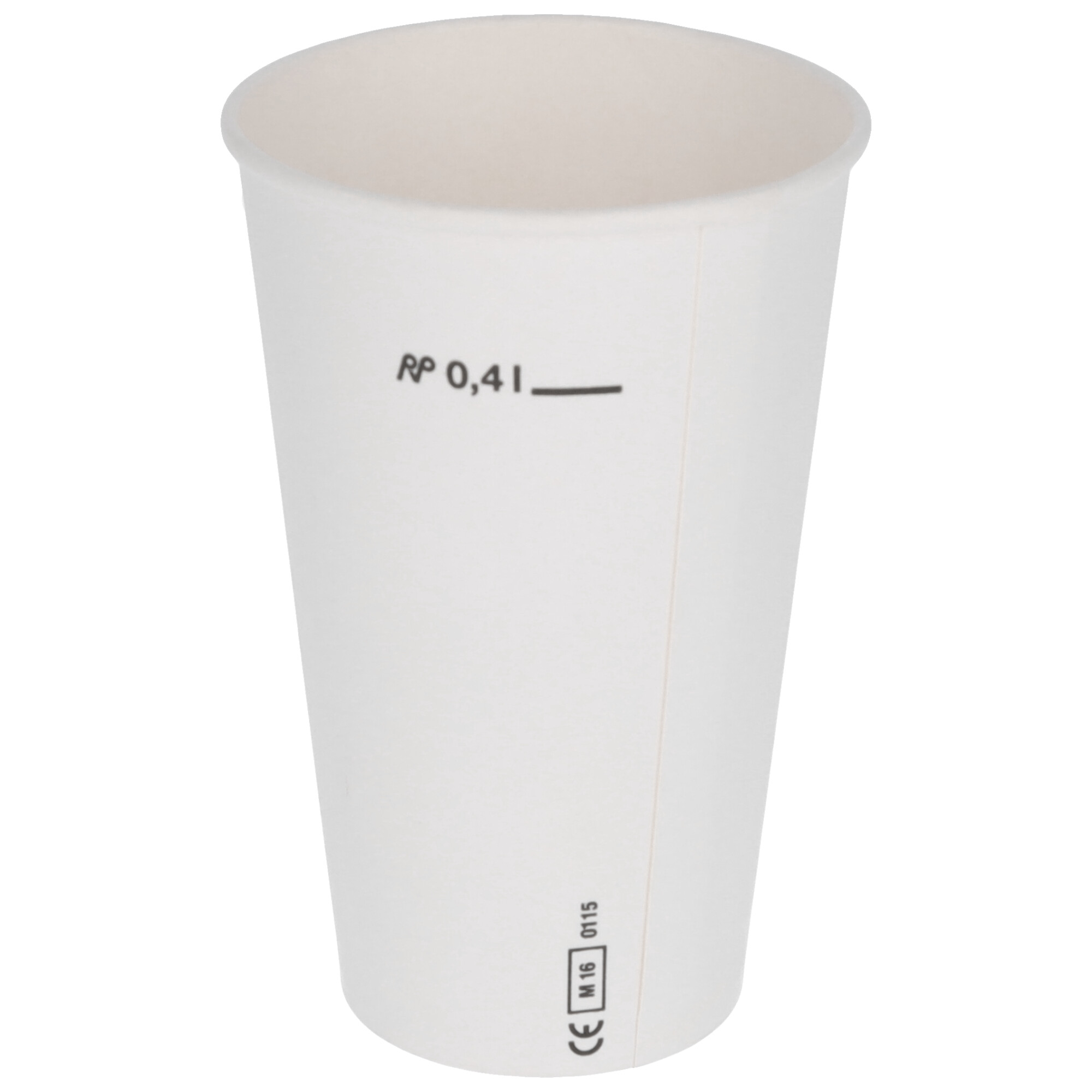Kaffeebecher 0,4 l weiß