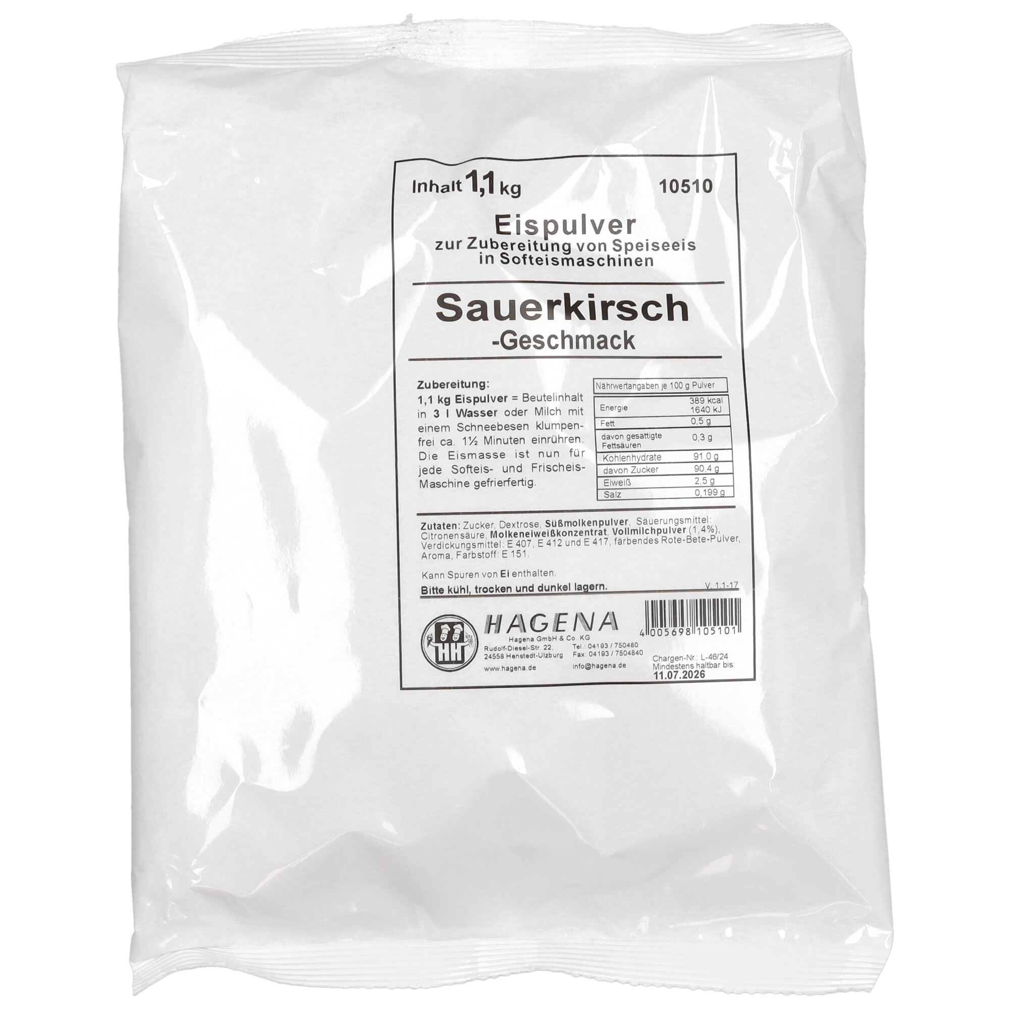 Softeispulver Sauerkirsch