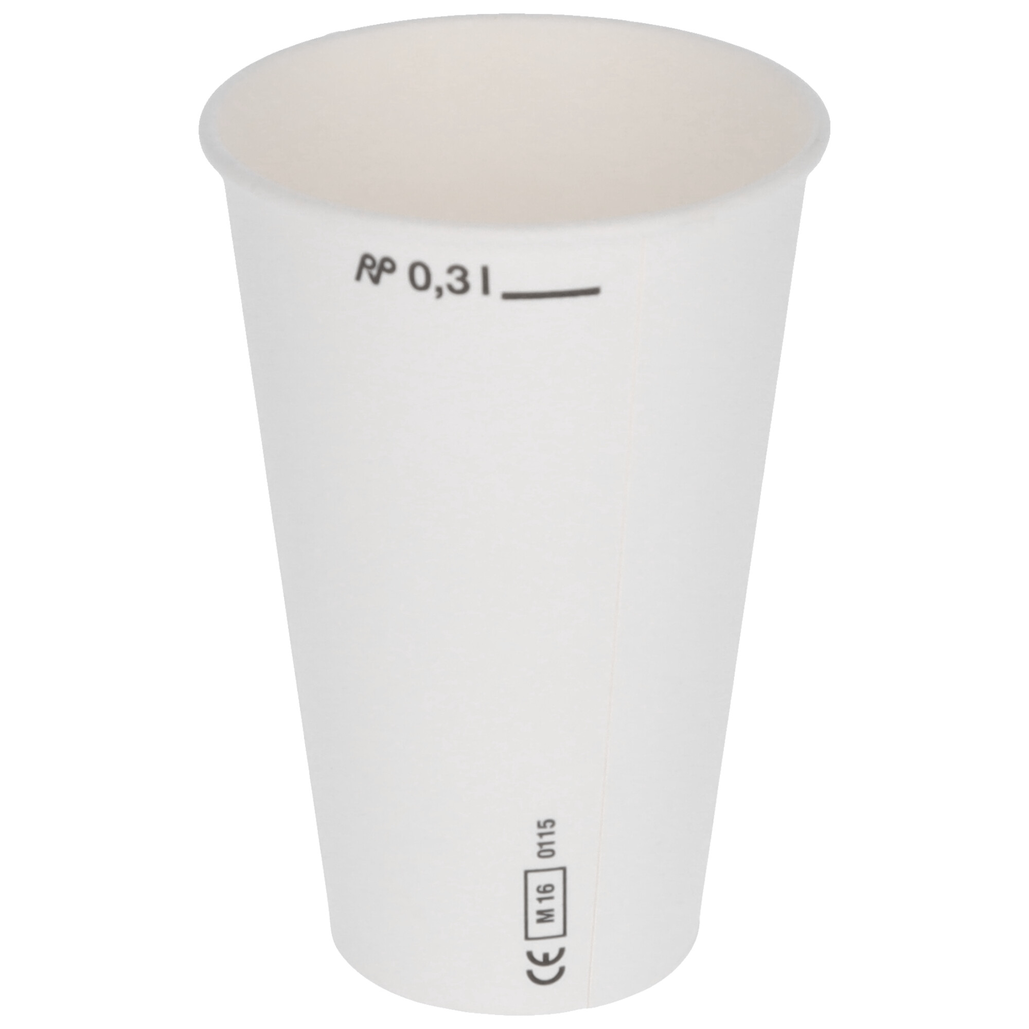 Kaffeebecher 0,3 l weiß