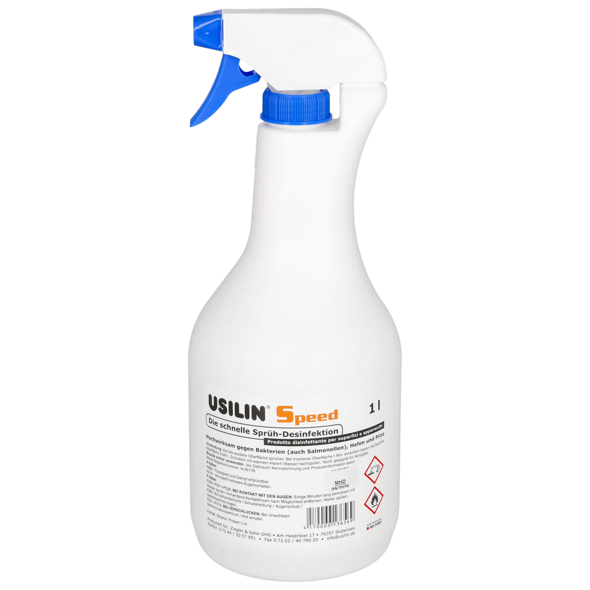 USILIN SPEED leere Sprühflasche