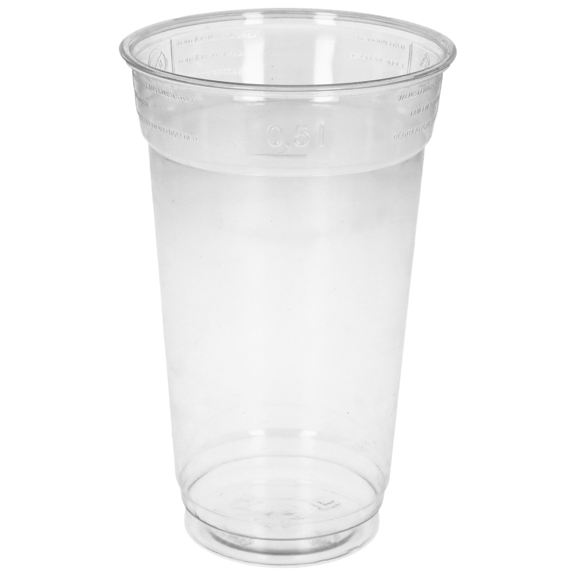 Trinkbecher PET 0,5 l, Ø 95 mm