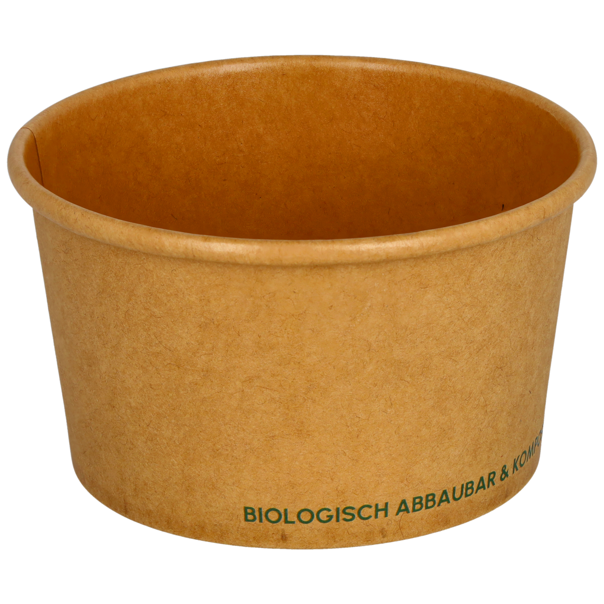 Eisbecher A350 braun, kompostierbar, NEU